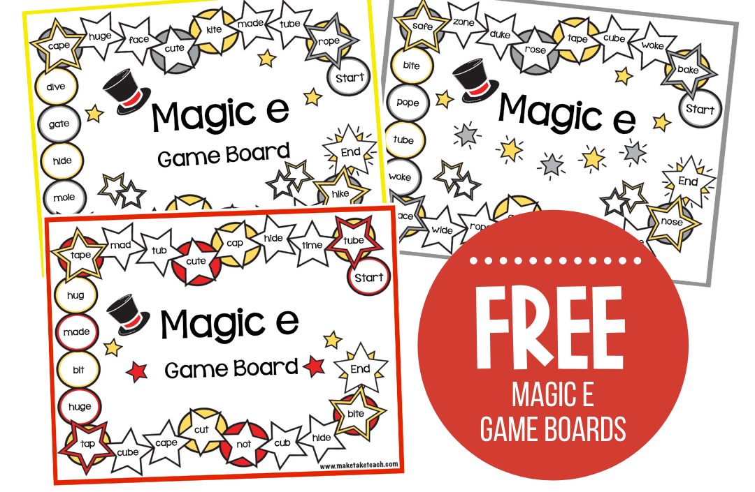 Magic E Free Printables