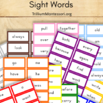 Free Montessori Printable Puzzle Words Trillium Montessori