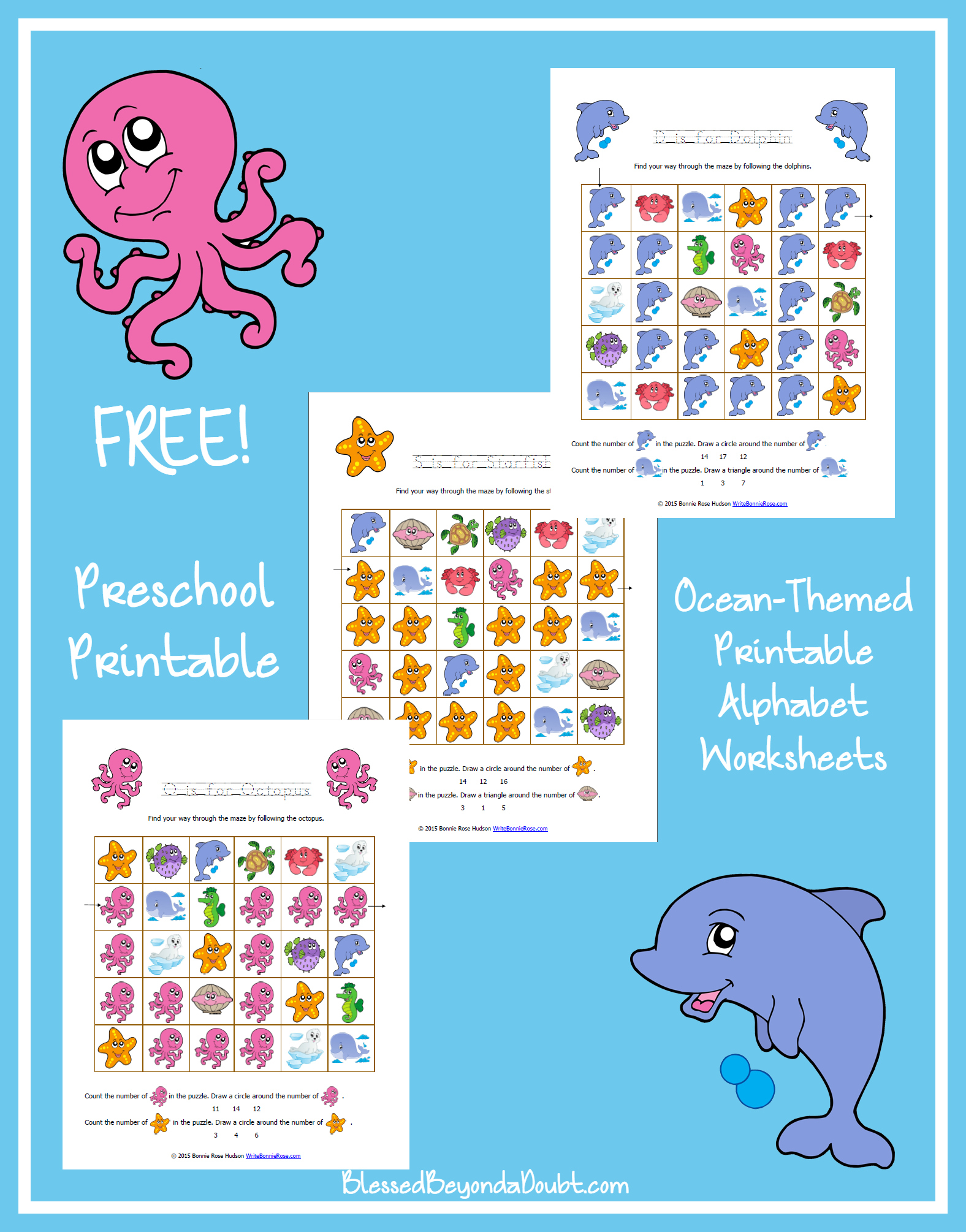 Free Printable Ocean Worksheets