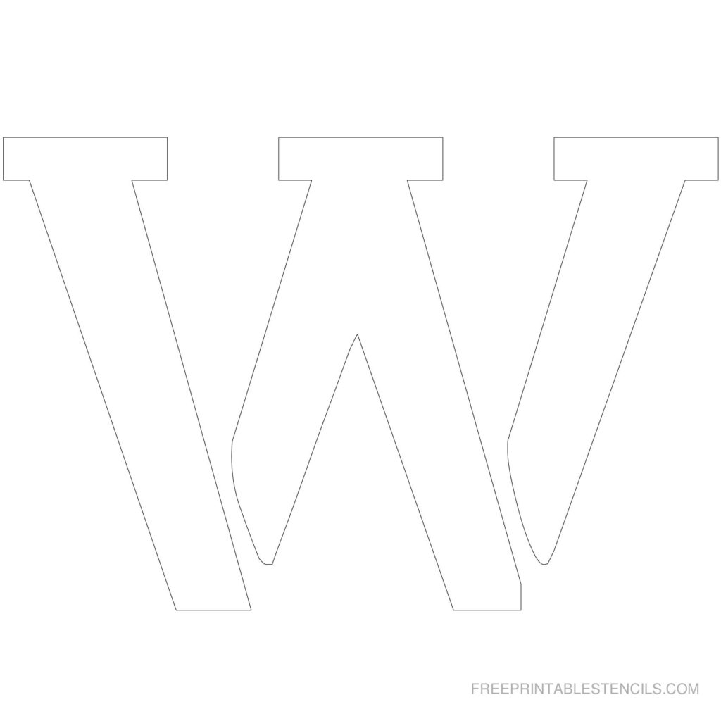 Free Printable 4 Inch Block Letters Free Printable