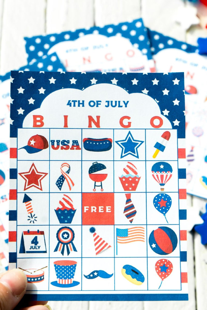 Free Printable 4th Of July Bingo Cards Play Party Plan
