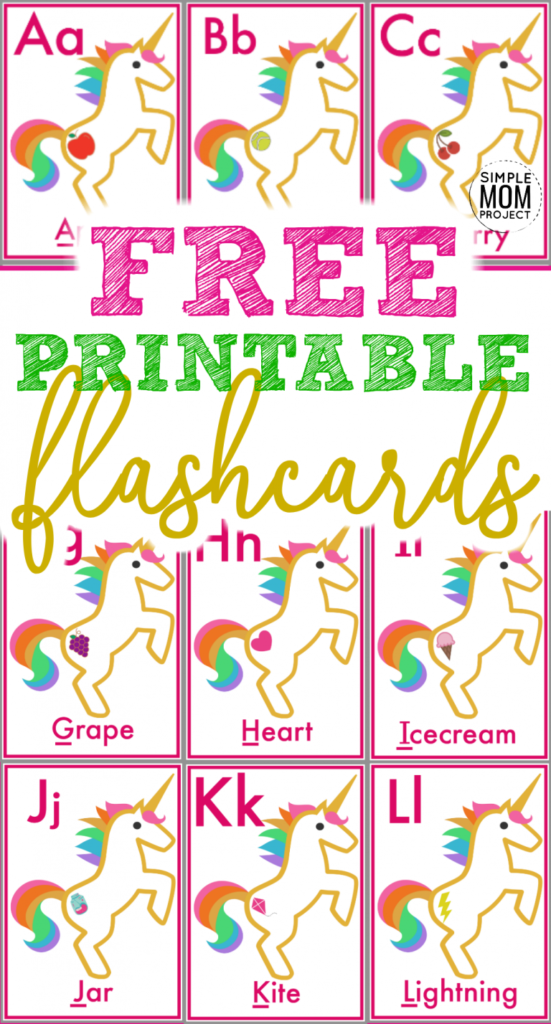 FREE Printable Alphabet Flashcards For Toddlers Simple