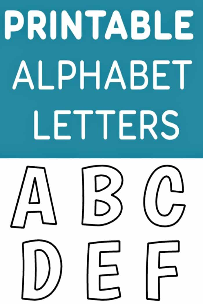 Free Alphabet Letter Templates To Print