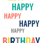 Free Printable Birthday Cards Paper Trail Design
