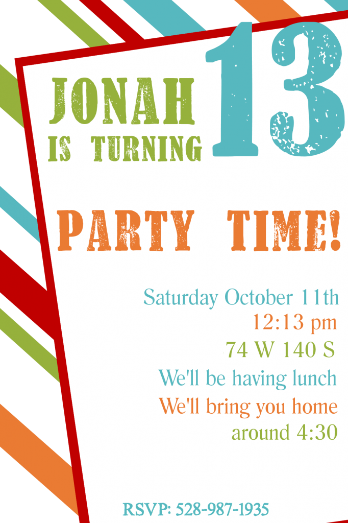 Free Printable Invitations Birthday