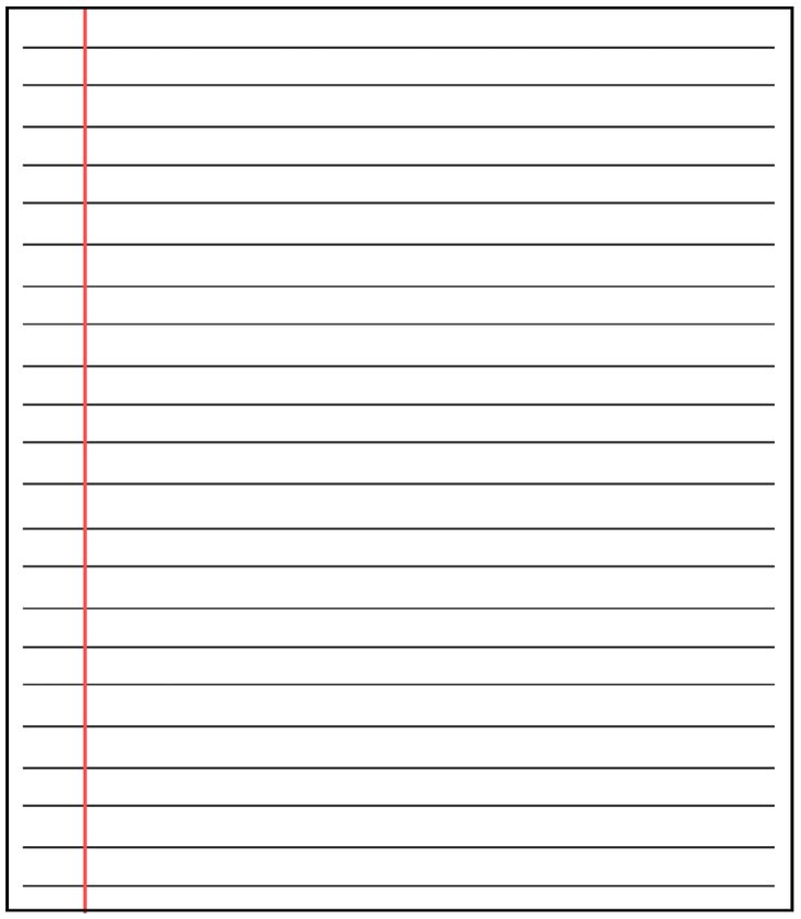 Free Printable Blank Lined Paper Template In Pdf Word How