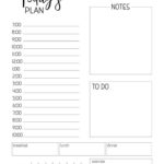 Free Printable Daily Planner Template Free Printable Daily