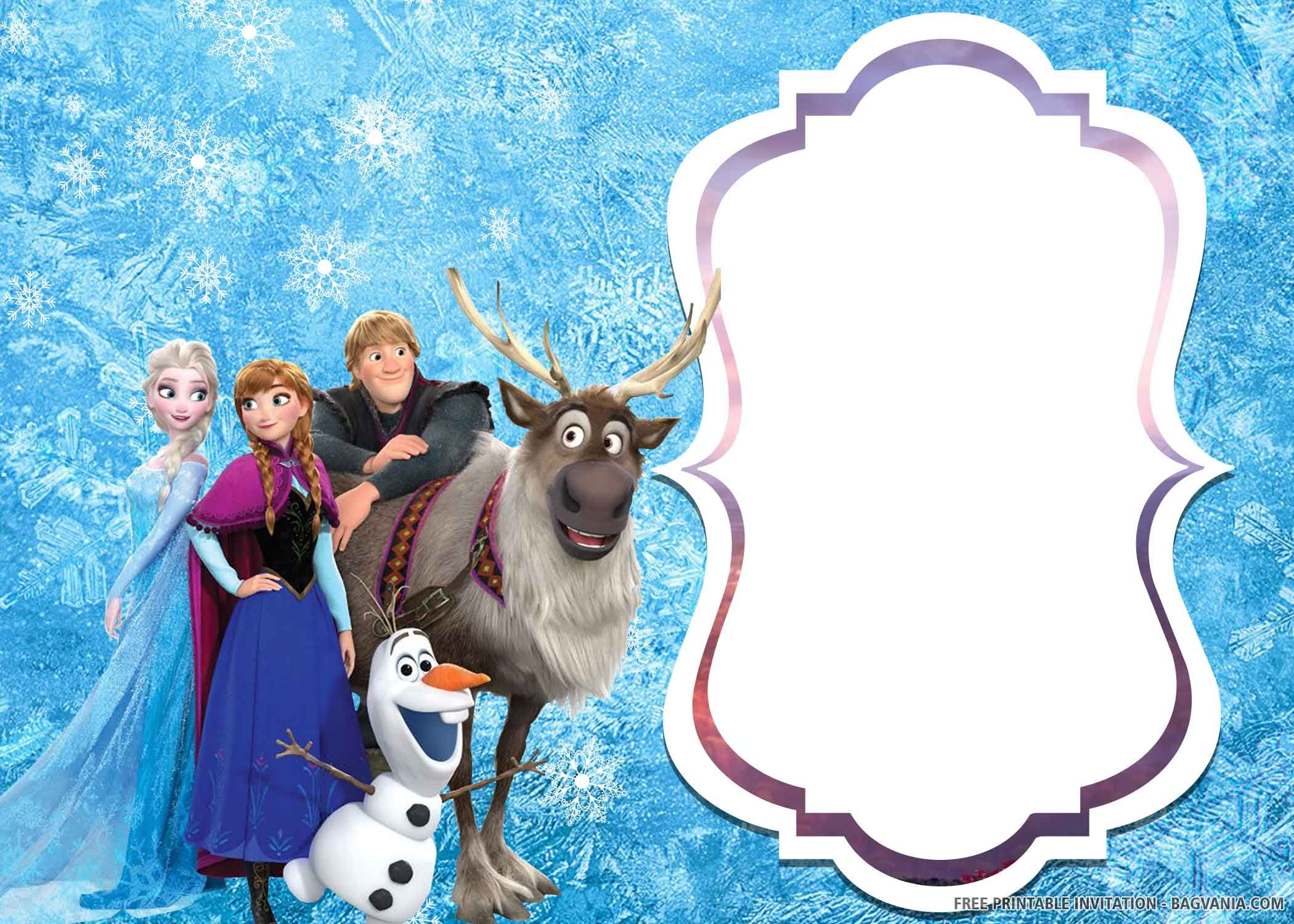 Frozen 2 Free Printable Invitations