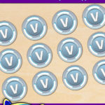 Free Printable Fortnite V Bucks Cupcake Toppers Free