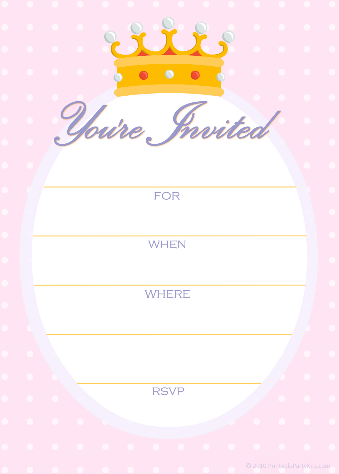 Free Printable Invitations
