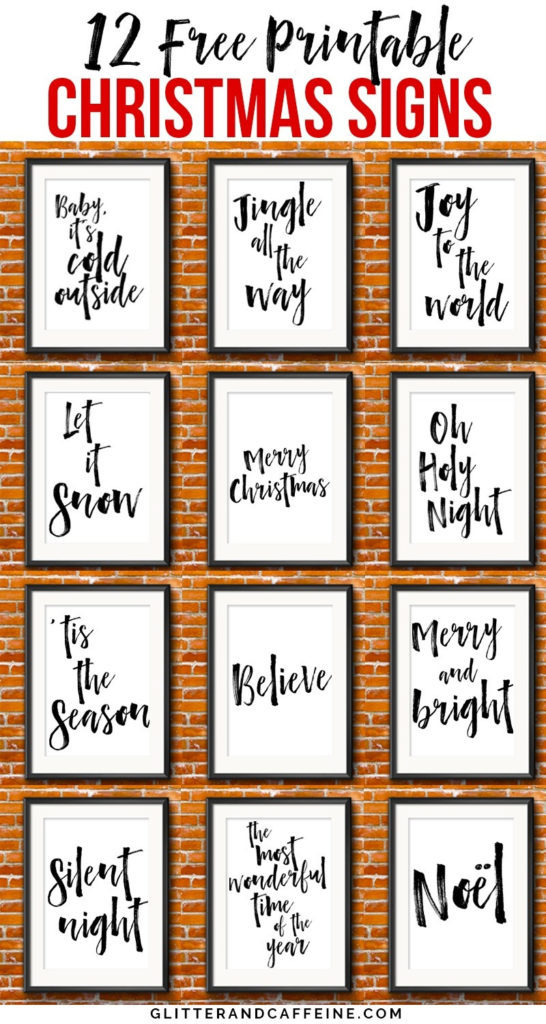 Free Printable Signs