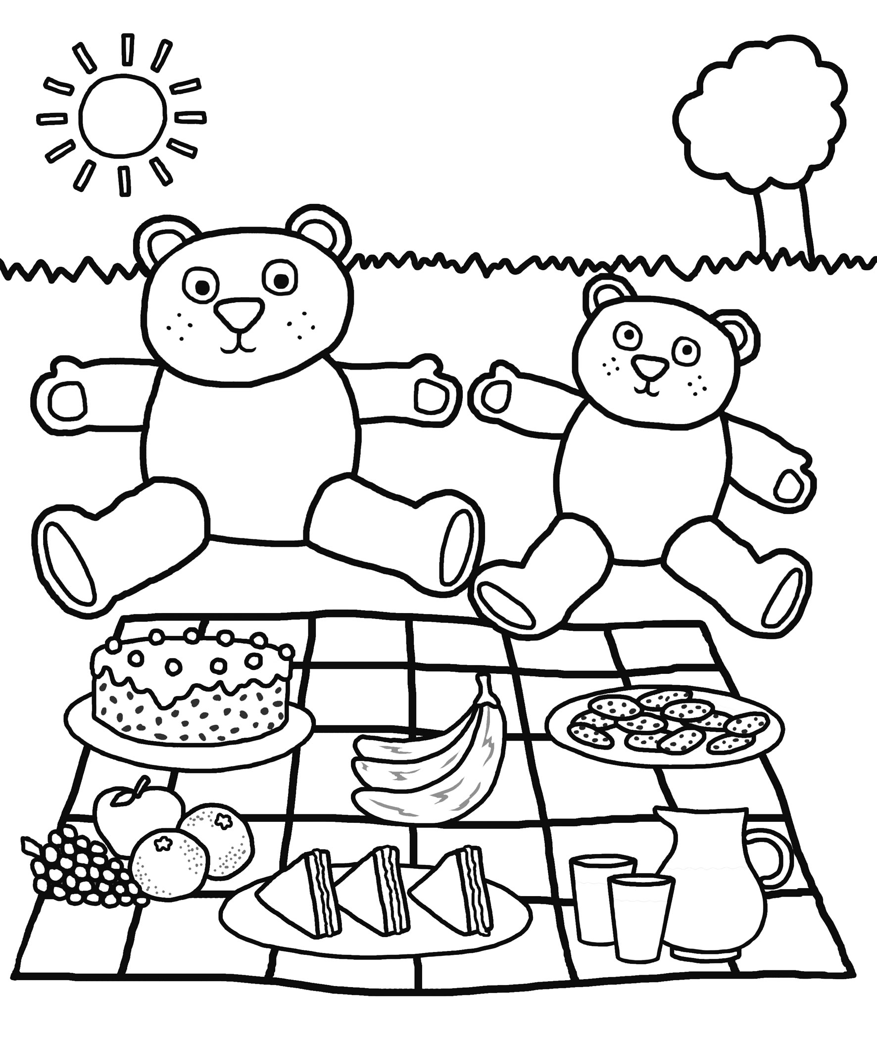 Kindergarten Coloring Pages