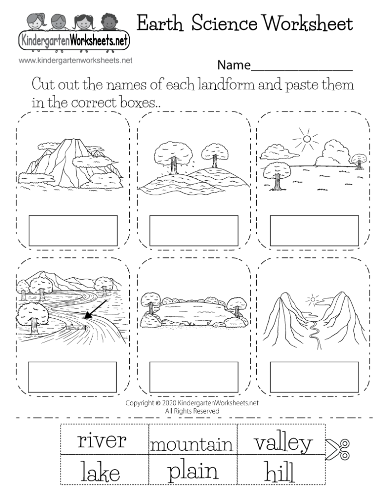 Free Printable Kindergarten Science Worksheets Printable