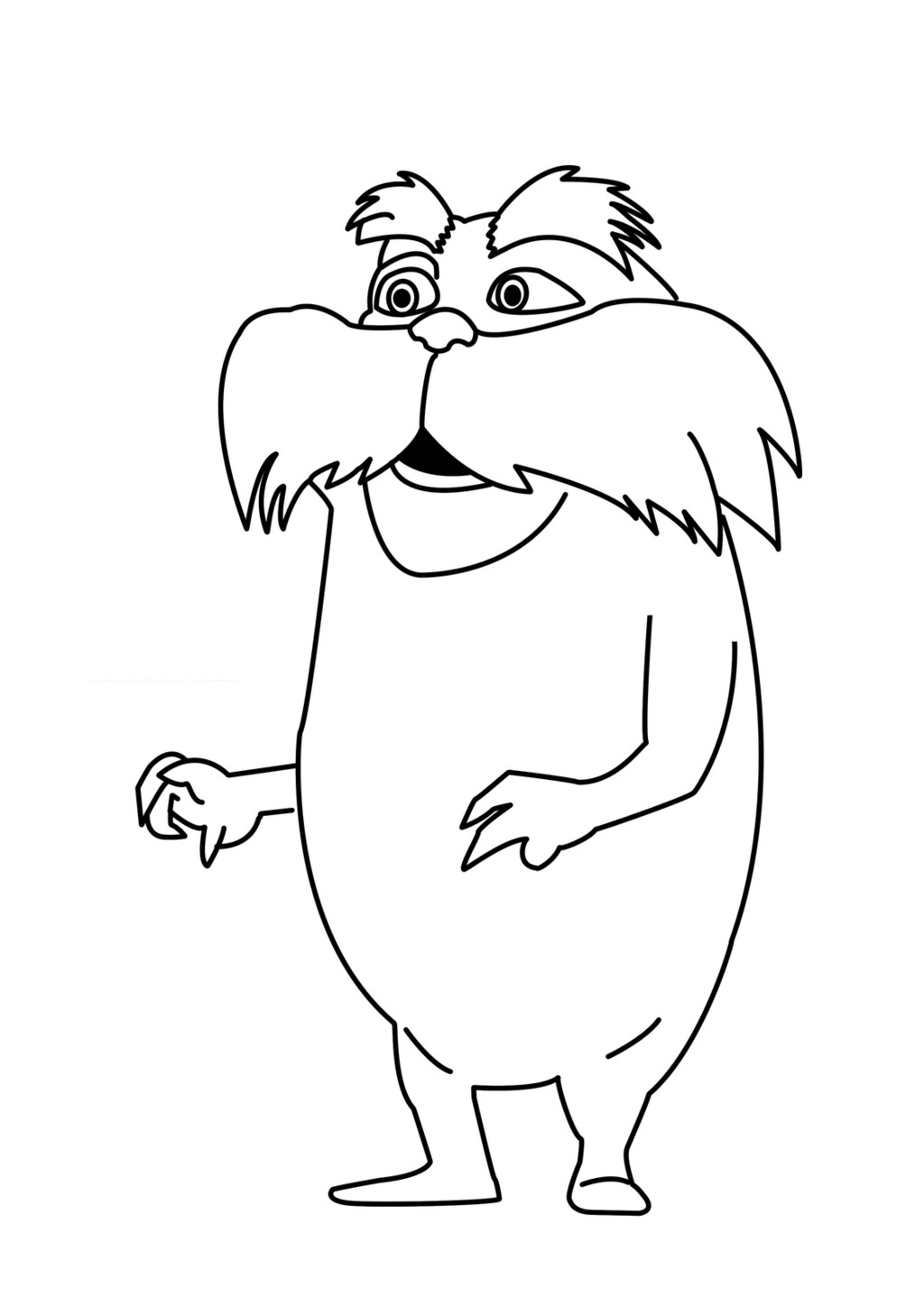 Lorax Coloring Pages