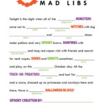 Free Printable Mad Libs For Middle School Students Free