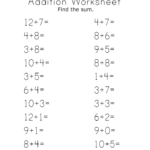 Free Printable Math Sheets To Print Activity Shelter
