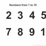 Free Printable Numbers 1 10 That Are Comprehensive