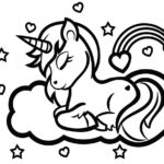 Free Printable Rainbow Unicorn Coloring Pages Print