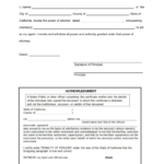 Free Printable Revocation Of Power Of Attorney Form Free