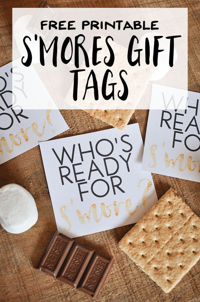 Free Printable S Mores Gift Tags Our Handcrafted Life