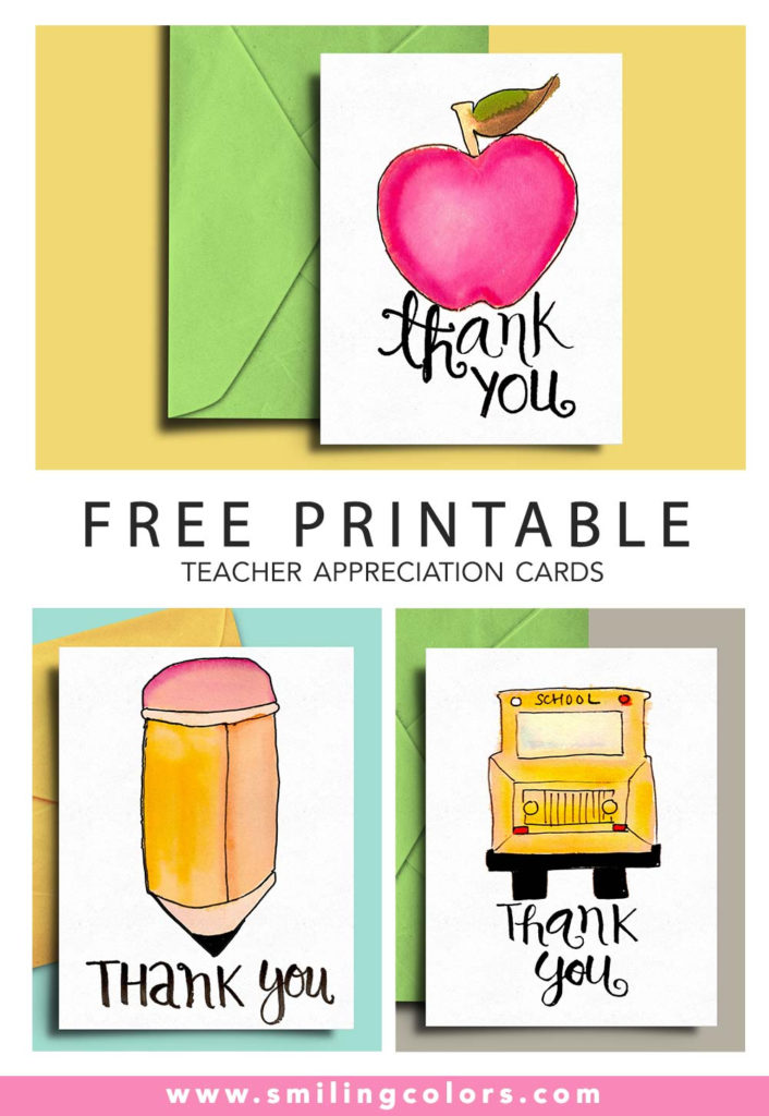 Free Teacher Appreciation Printables