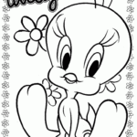 Free Printable Tweety Bird Coloring Pages For Kids