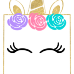 Free Printable Unicorn Decorations Party Banner Paper