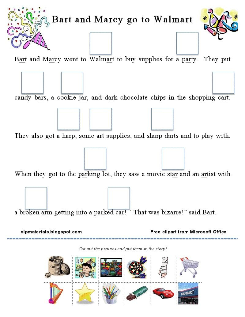 Free Printable R Articulation Worksheets