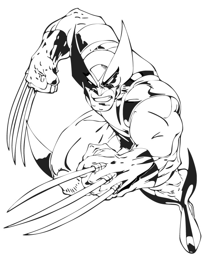Free Printable X-men Coloring Pages