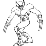 Free Printable X Men Coloring Pages For Kids