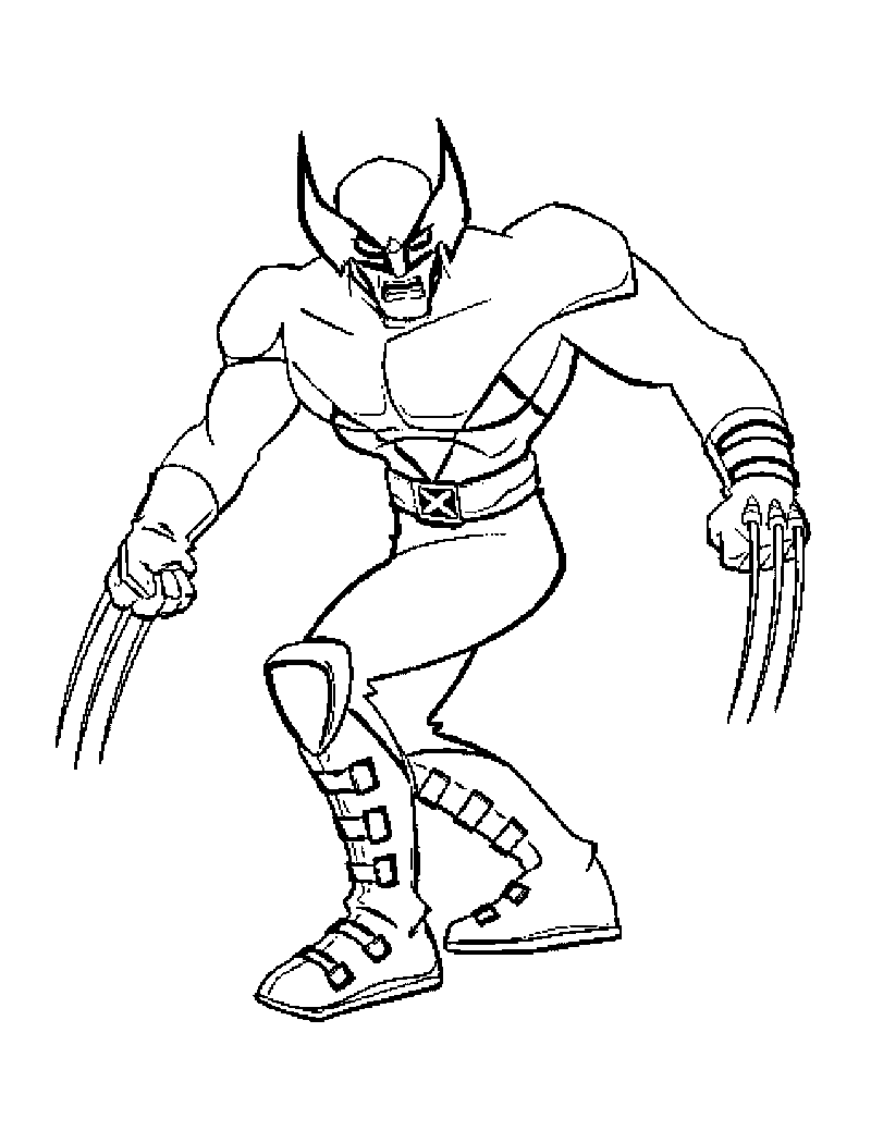 Free Printable X-men Coloring Pages