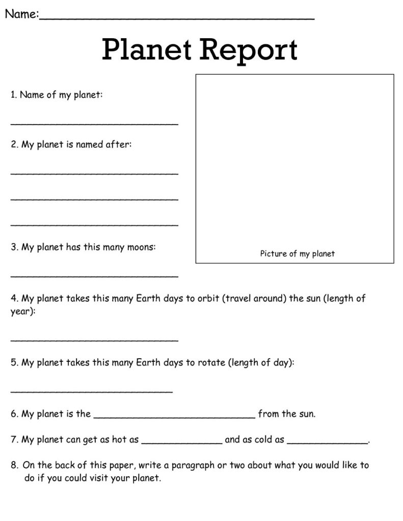 Free Science Worksheets Activity Shelter