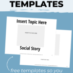 Free Social Story Templates In 2020 Social Stories