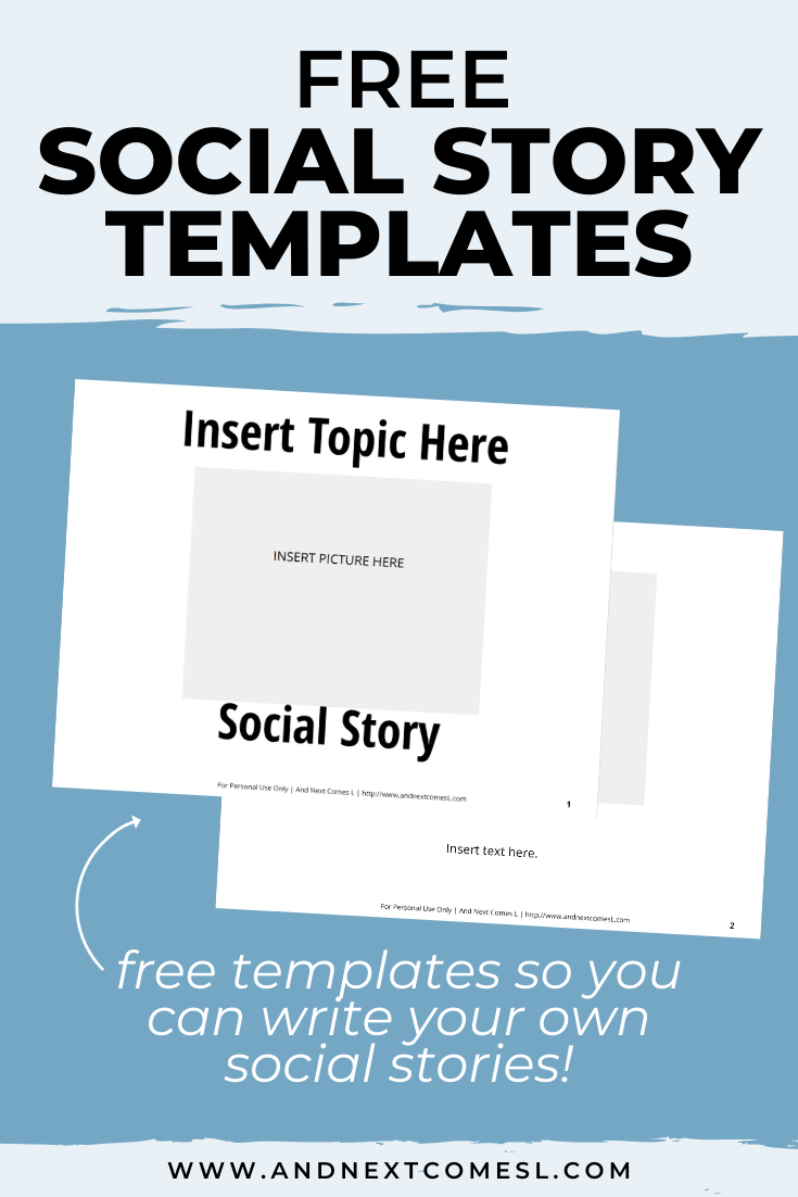 Free Printable Social Story Template