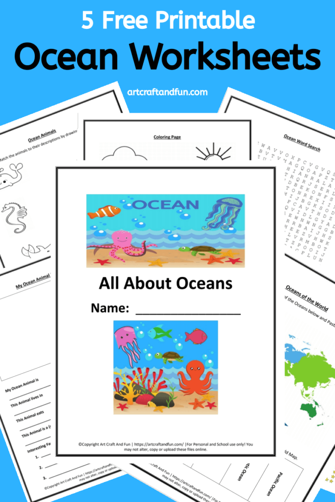 Grab 5 Free Printable Ocean Worksheets For Your Grade