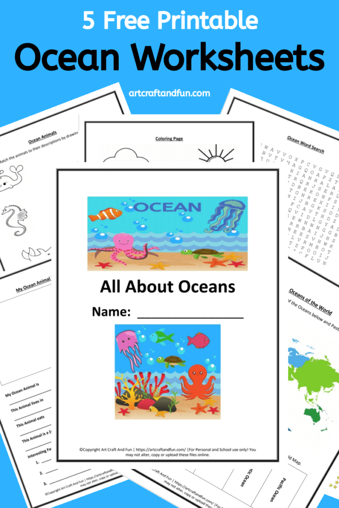 Free Printable Ocean Worksheets