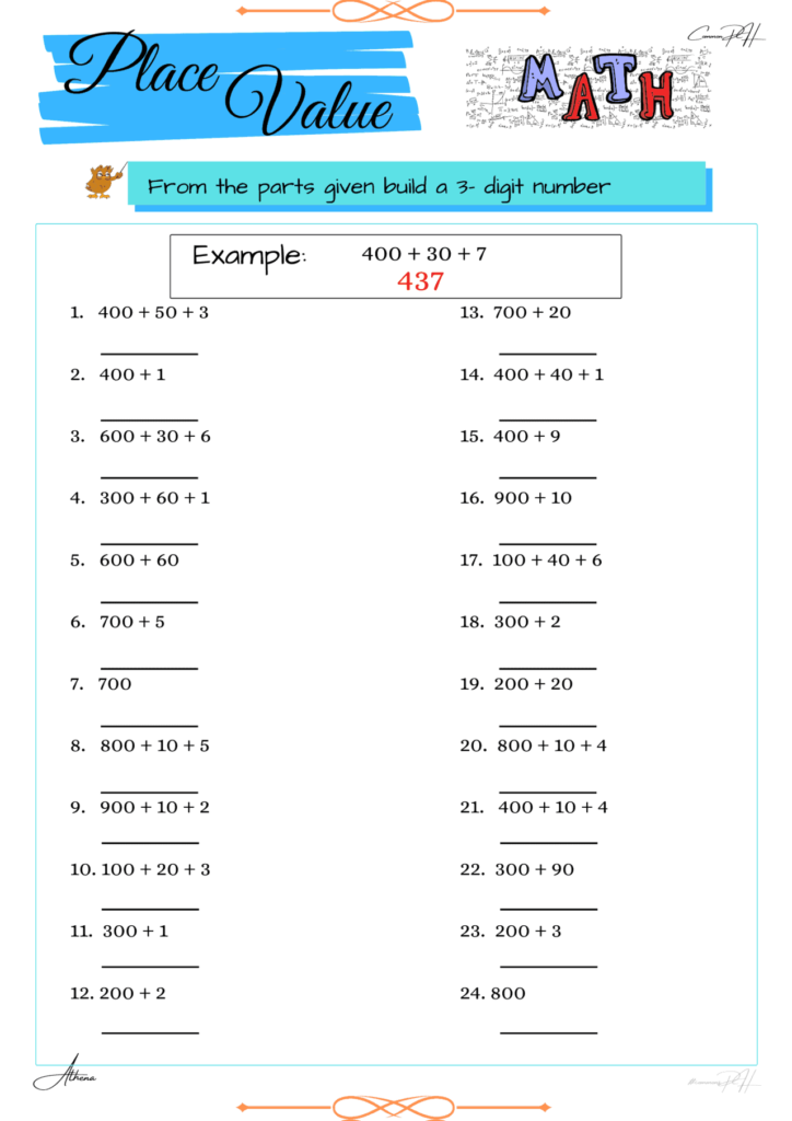 Activity Sheets For Grade 3