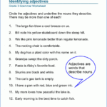 Grammar Worksheets For Elementary School Printable