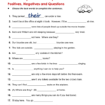 Grammar Worksheets For Middle School Students Worksheets