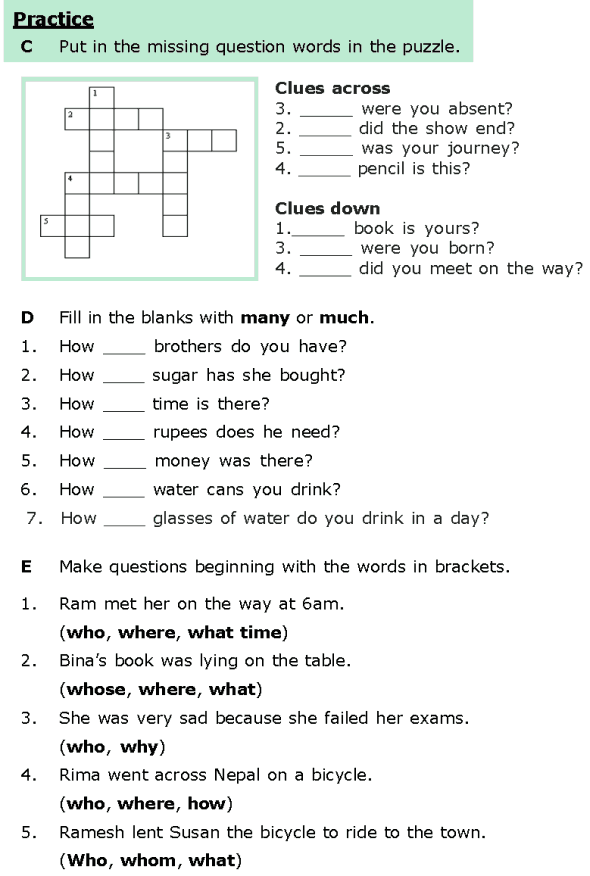 Year 6 Free Printable English Worksheets