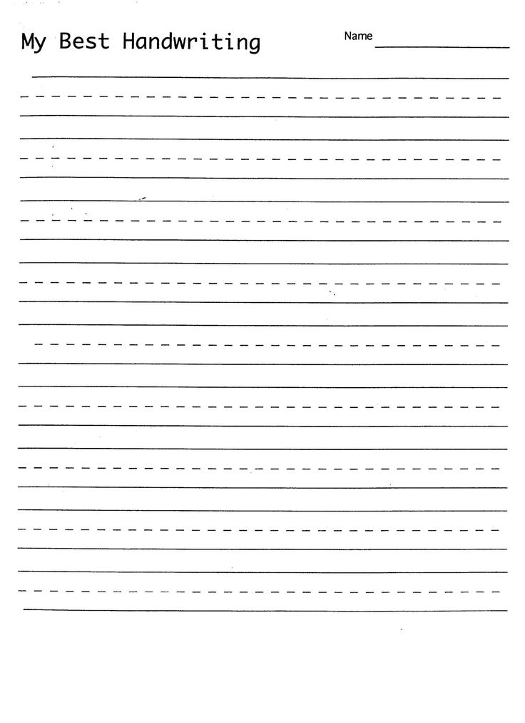 Free Handwriting Practice Sheets