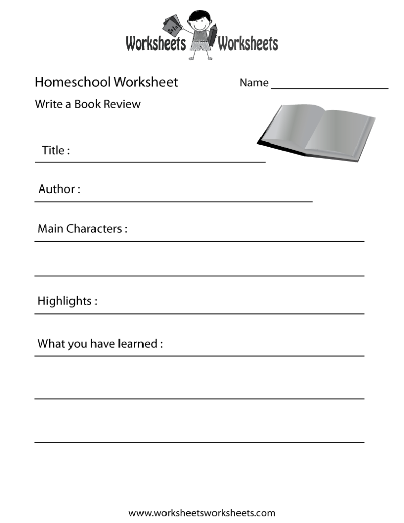 Homeschool English Worksheet Free Printable Educational