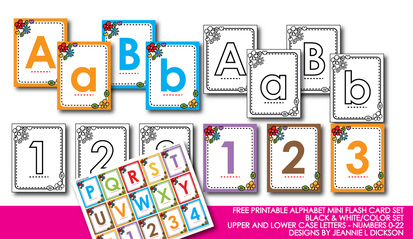 Free Printable Alphabet Flash Cards