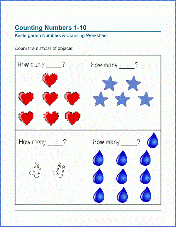 K5 Learning Worksheets