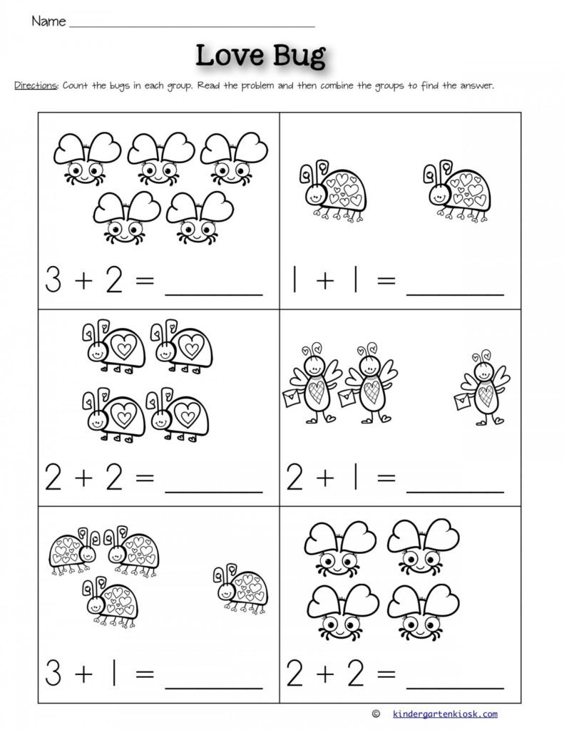 Kinder Worksheets