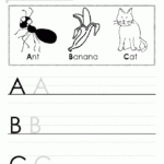 Kindergarten Alphabet Worksheets Printable Activity Shelter