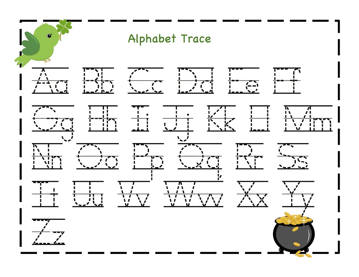 Alphabet Worksheets For Kindergarten