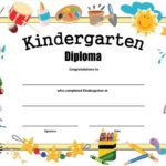 Kindergarten Diploma Free Printable Kindergarten