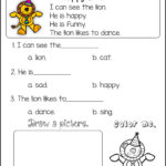 Kindergarten English Worksheets Best Coloring Pages For Kids