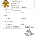 Kindergarten English Worksheets Best Coloring Pages For Kids